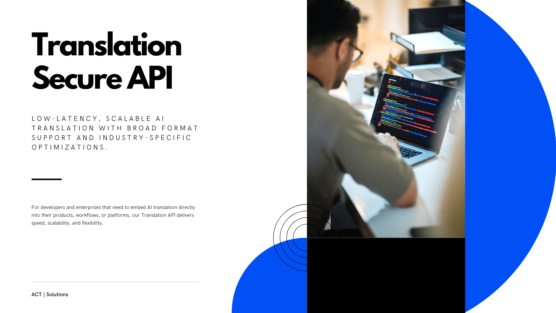 Translation API integration illustration